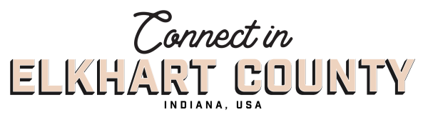 Connect in Elkhart County Color Logo Wide
